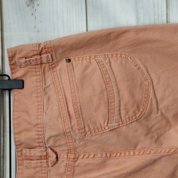 Gap Low Rise Stretch Denim Crops, Light Orange, Size 12 - Picture 10 of 12